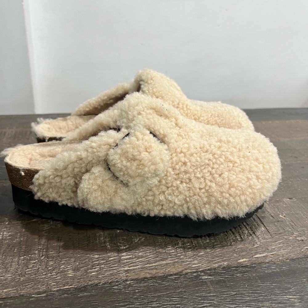Birkenstock Big Buckle platform Shearling